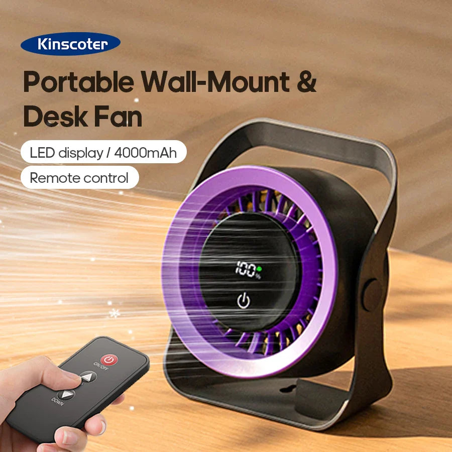 BreezePro Remote Table Fan