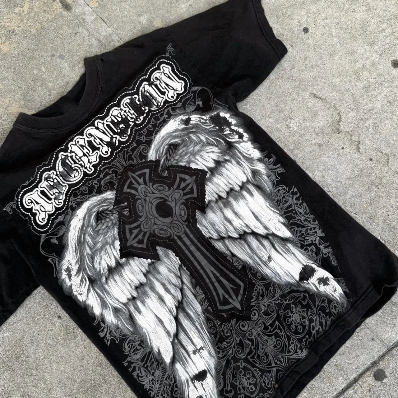 Chic Gothic Oversized Tee