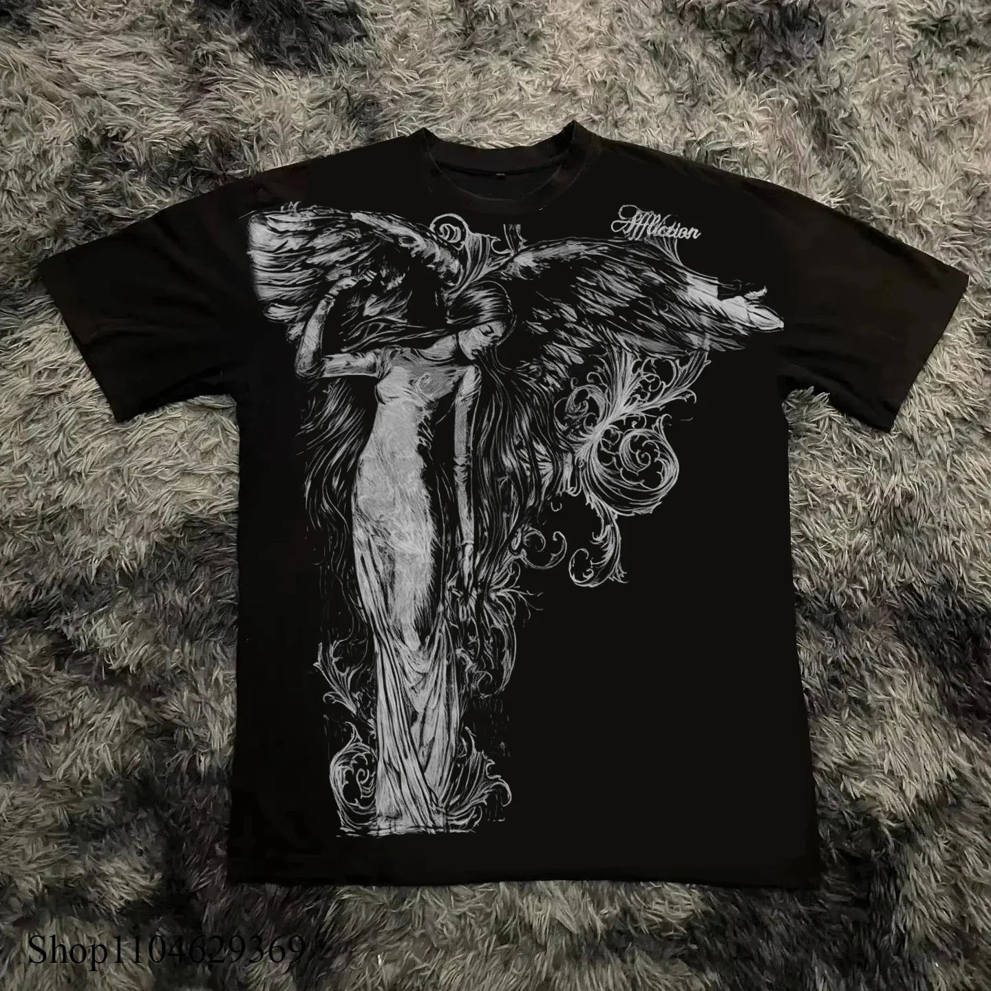 Chic Gothic Oversized Tee